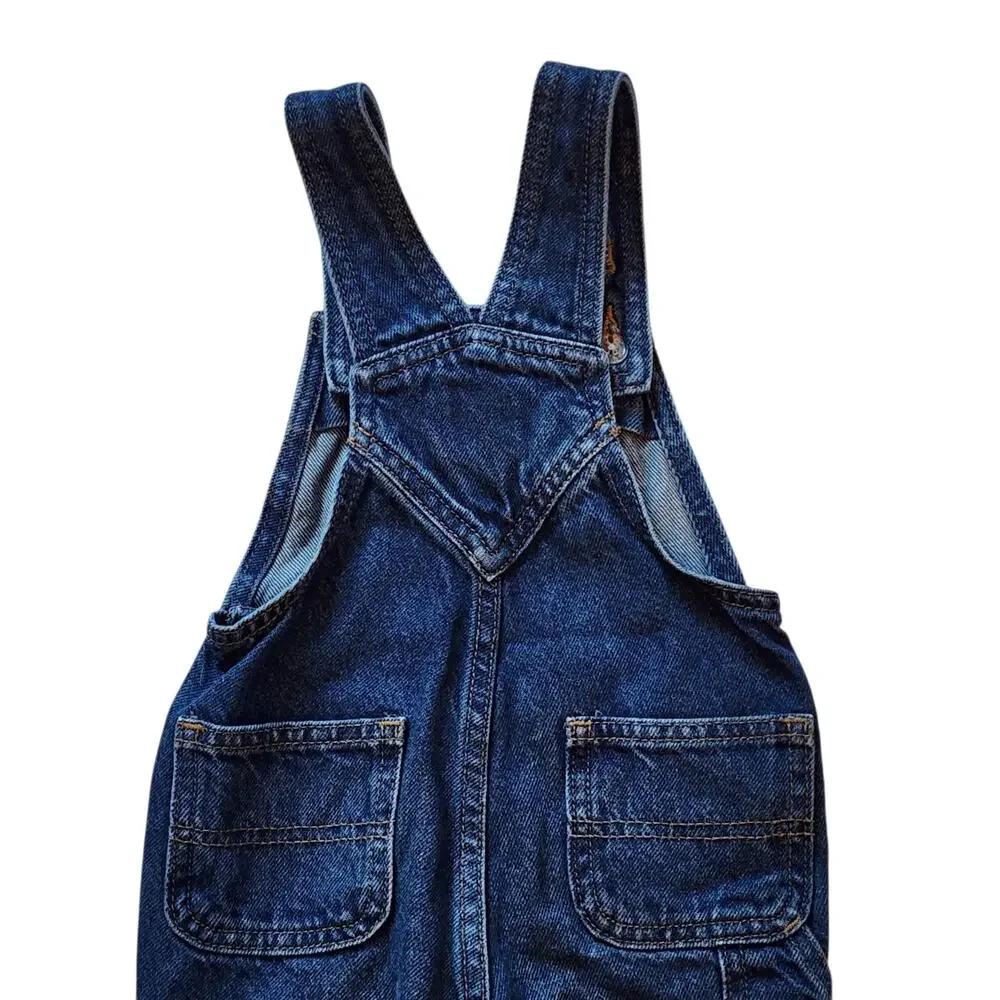 Old Navy Workwear Baby Boys Bib Overalls Size 18-24 Months Blue